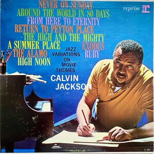 Vintage jazz LP: Jazz Variations On Movie Themes by Calvin Jackson, mono, R2007, 1961