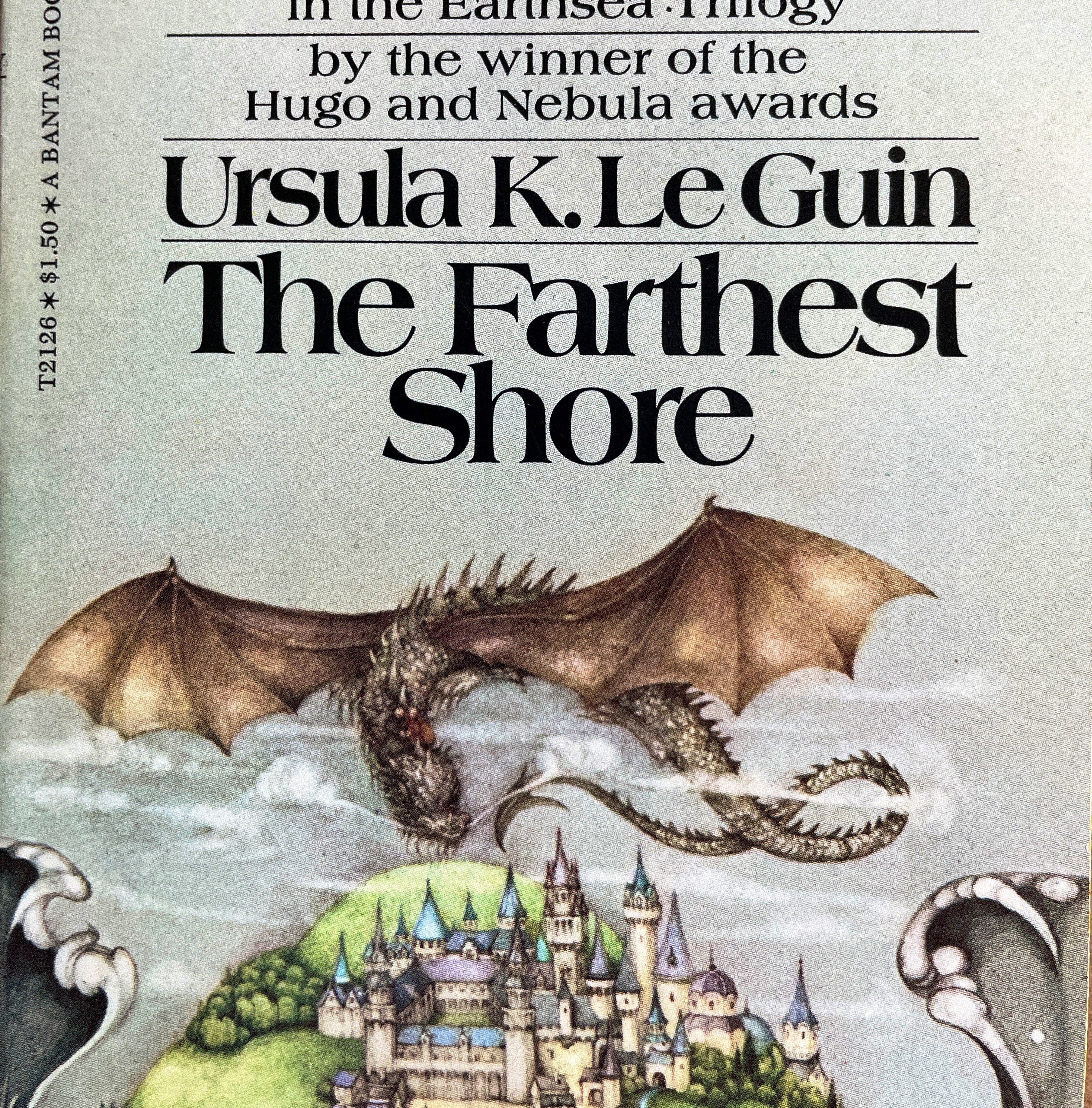 Vintage Fantasy Paperback: the Farthest Shore by Ursula Le Guin