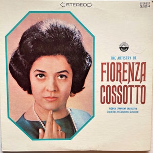 Vintage Opern LP: The Artistry of Fiorenza Cossotto, Everest 3224, ca 1963