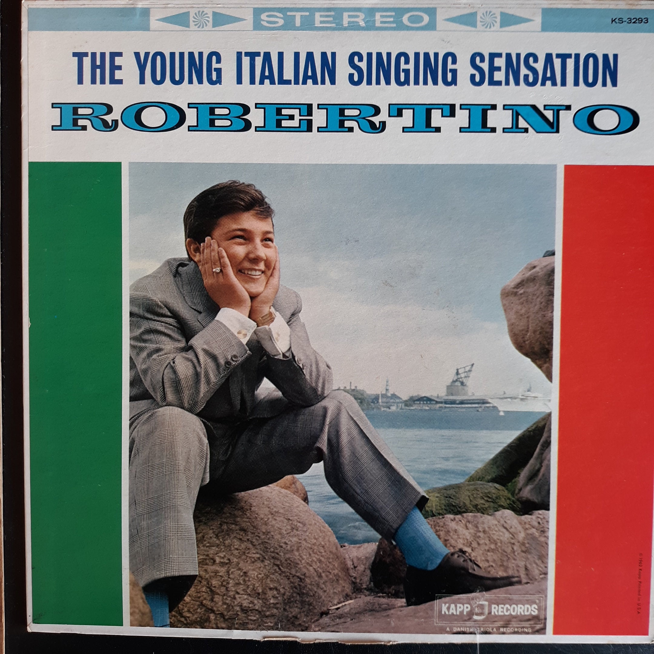 LP vintage con voci italiane: The Young Italian Singing Sensation
