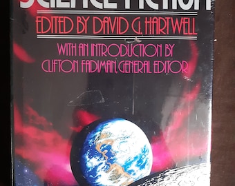 Vintage SciFi anthology: A World Treasury of Science Fiction by David Hartwell editor, New, SEALED, 1989.