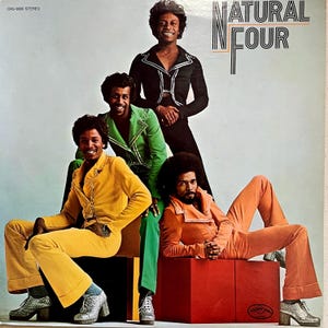 Soul LP: Natural Four by same, st, Cartoum CRS8600, 1974