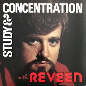 Vintage self-hypnosis LP: Study & Concentration With Reveen, Reveen Recordings QC 285, 1978