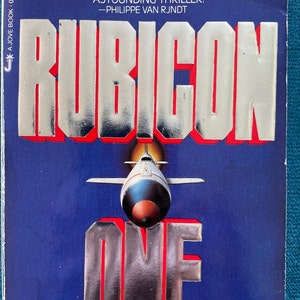 Thriller paperback: Rubicon One by Dennis Jones, 1st Ed., Jove, 1985