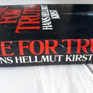 Vintage drama thriller: A Time For Truth by Hans Hellmut Kirst 1972, 1st American Edition, 1974 image 4