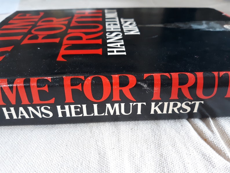 Vintage drama thriller: A Time For Truth by Hans Hellmut Kirst 1972, 1st American Edition, 1974 image 4