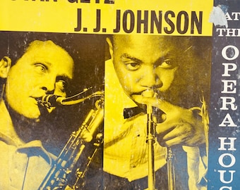 Jazz LP: Stan Getz & J.J. Johnson At The Opera House, mono, Verve MGV-8265, 1957