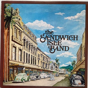 Vintage Hawaii lp: The Sandwich Isle Band by same, Seabird SS1003, 1978