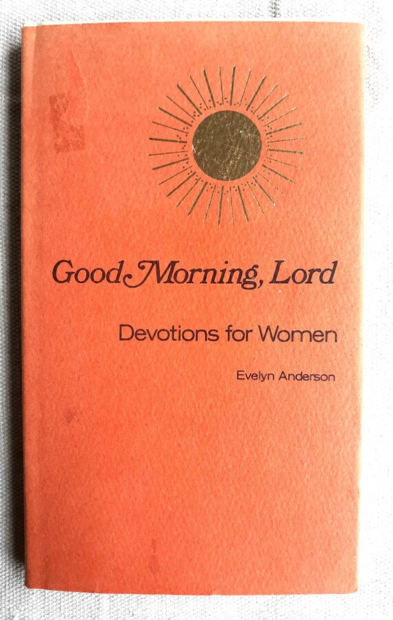 Vintage Spirituality Book Good Morning Lord Devotions For Etsy