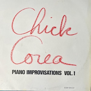 Vintage jazz LP: Piano Improvisations Vol. I by Chick Corea, ECM ECM1014ST, 1971
