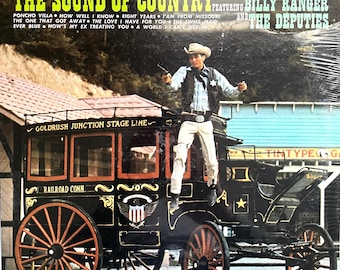 LP de Sealed Country: El sonido del country de Billy Ranger y The Deputies, st, Wyncote SW-9180, 1967