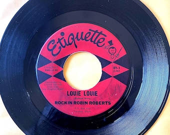 Rockin Robin Roberts - Louie Louie / Maryann| Etiquette Records ET-1, 1961 | vintage vinyl 45RPM single | Samples