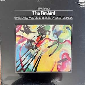 Vintage sealed classical LP: Stravinsky The Firebird by Ernest Ansermet, Orch. de La Suisse Romande, London STS15139, 1978