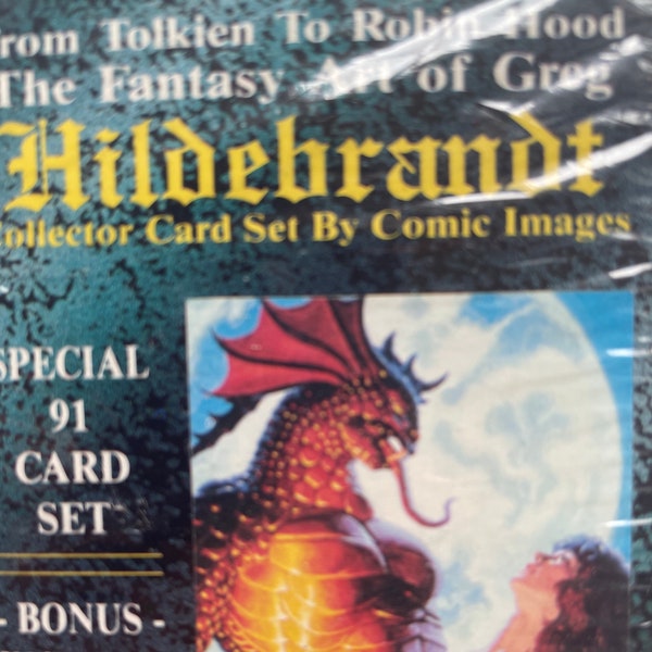 Vintage art card set: Hildebrandt Collector 91 Card Set, 1993