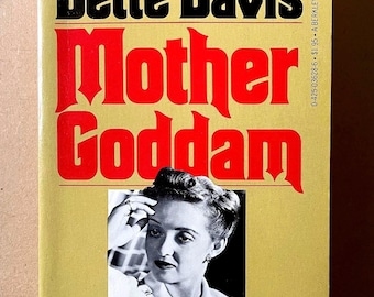 BetteDavis - Mutter Gottes | Erstauflage, 8er Druck | illustriert | Berkley-Medaillon, 1976| biographisches Taschenbuch