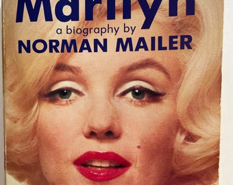 Biography paperback: Marilyn by Norman Mailer,  1st Printing, Warner, 1975