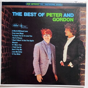 Vintage folk rock LP: The Best of Peter and Gordon, Capitol ST2549, 1966