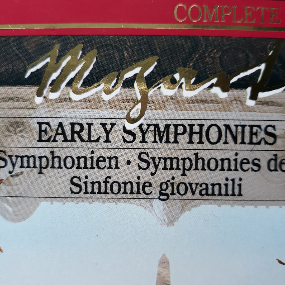 Vintage Classical CD Set: Mozart Symphonies Vol. 1 & Vol. 2 - Etsy