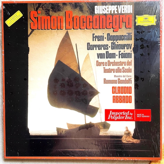 Sealed Opera LP Box Set: Verdi Simon Boccanegra With Claudio
