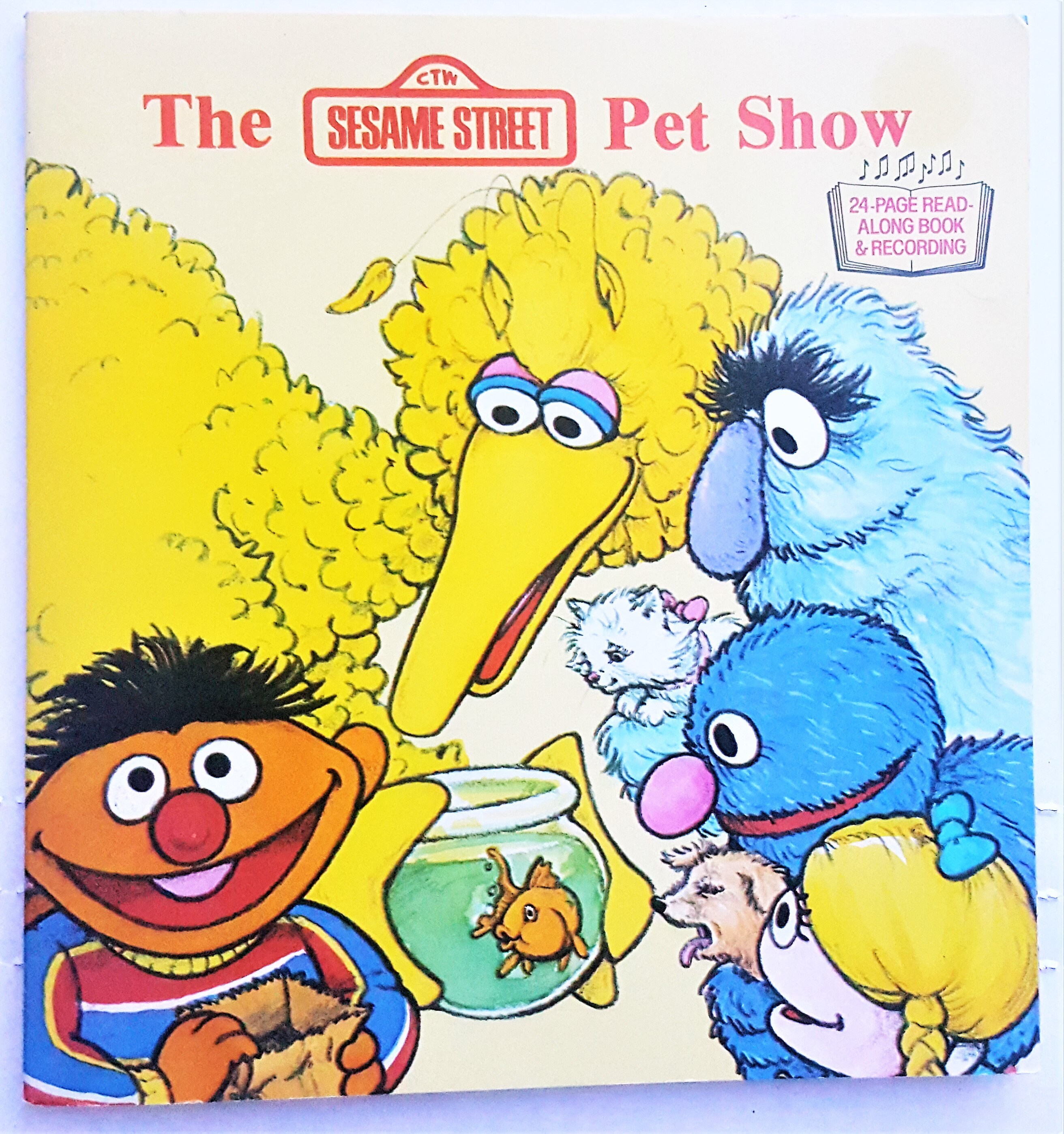 Vintage Sesame Street book and record The Sesame Street Pet Etsy