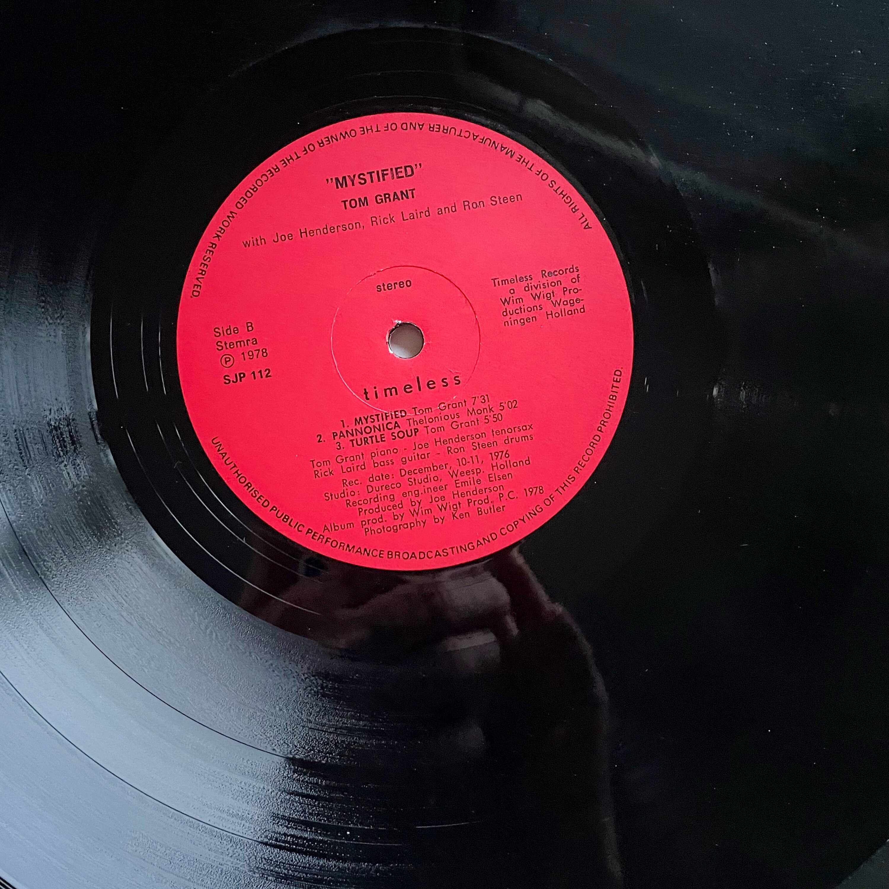 Vintage Jazz LP: Mystified by Tom Grant, Import, Timeless