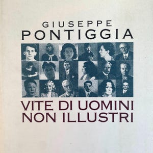 Vite Di Uomini Non Illustri by Giuseppe Pontiggia | import, 1st Ed. | Arnoldo Mondadori Editore, 1993 | vintage Italian novel