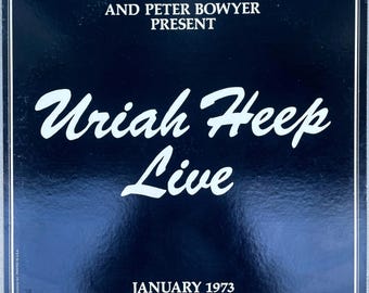 Uriah Heep - Live | stereo | 2XLP, gatefold | Bronze Records SRM-2-7503, 1973 | hard rock live concert LP