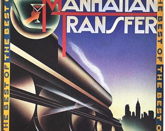 Vocals LP: The Best of Manhattan Transfer, st, compilation, Atlantic SD19319, 1981