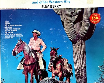 Country LP: Abilene and Other Western Hits by Slim Berry, mono, Viking, c. 1960