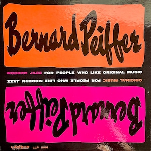 Vintage jazz LP: Modern Jazz For People Who Like Original Music by Bernard Peiffer, mono, Laurie LLP1006, 1960