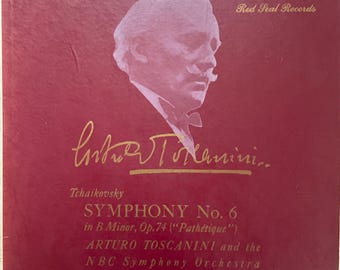Classical LP: Tchaikovsky Symphony No. 6 “Pathetique” by Arturo Toscanini and NBC Symphony, mono, RCA Red Seal, LM1036, 1950