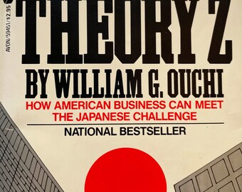 Theory Z by William G. Ouchi | 1st Ed., 1st Printing | Avon, 1981