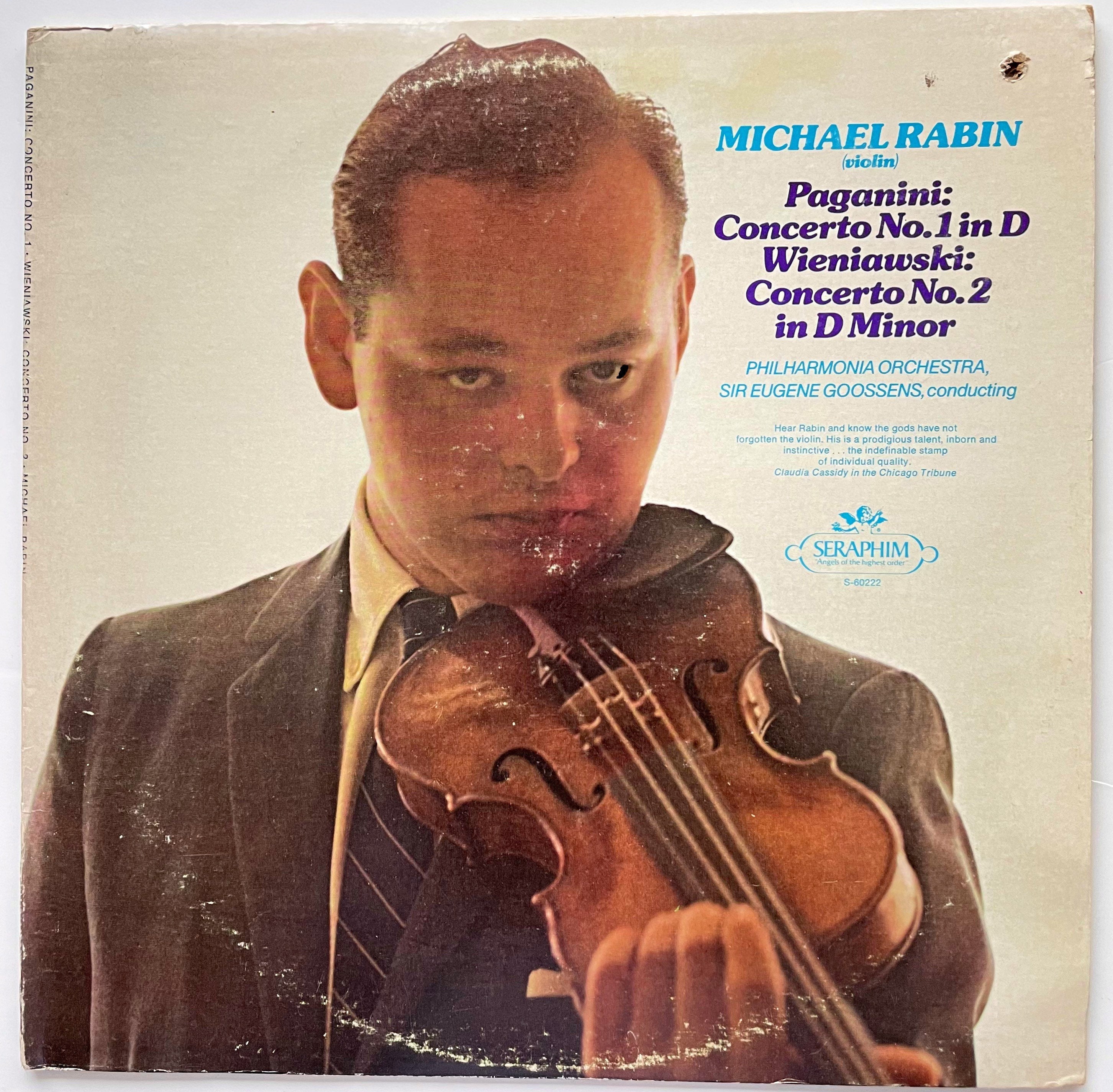 Vintage Classical LP: Michael Rabin - Paganini Concerto in D