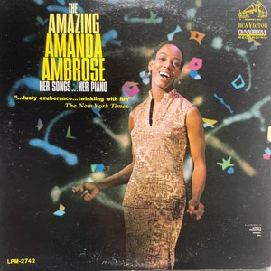 Vintage jazzzang LP: The Amazing Amanda Ambrose, mono, RCA LPM-2742, 1963