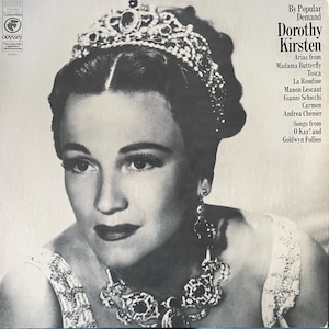 Opern-LP: Dorothy Kirsten Auf populäre Nachfrage, mono, Kompilation, columbianische Odyssee y31737, 1972