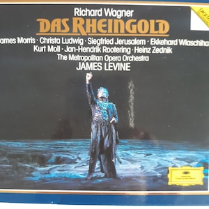 Vintage Opera CD box set: Das Rheingold by Richard Wagner / Metropolitan Opera/ Levine w/ James Morris, 3XCD, Deutsche Grammophon, 1989