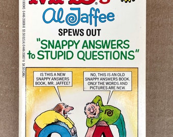 Humour broché : Once Again Al Jaffee de MAD craché des réponses accrocheuses à des questions stupides n° 6, 1re édition, 2e impression, Warner, 1987