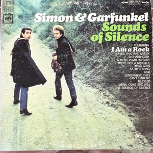 Folk Rock LP: The Sounds Of Silence by Simon & Garfunkle, stereo, Capitol Records CS9269, 1967