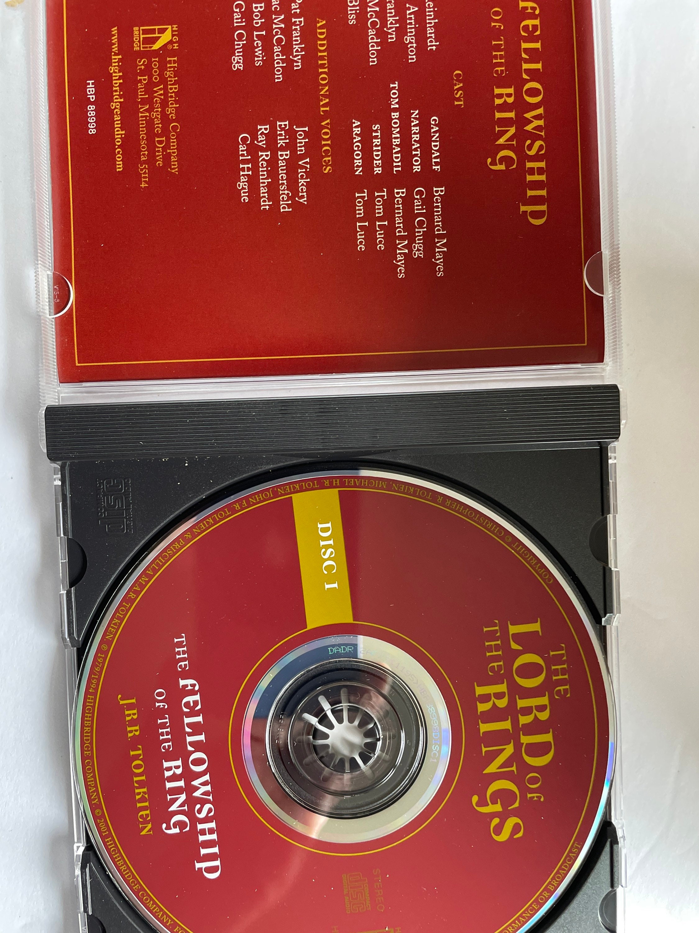 Vintage Dramatized Book on CD Box Set: Lord of the Rings by