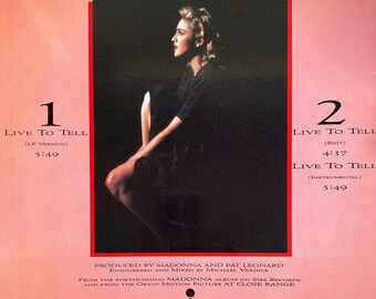 Madonna - Live to Tell | Stereo | 45RPM Maxi-single | Sire 0-20461
