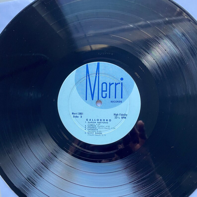 Jazz LP: Gallodoro by Al Gallodoro, Mono, Merri 5901, 1959 - Etsy