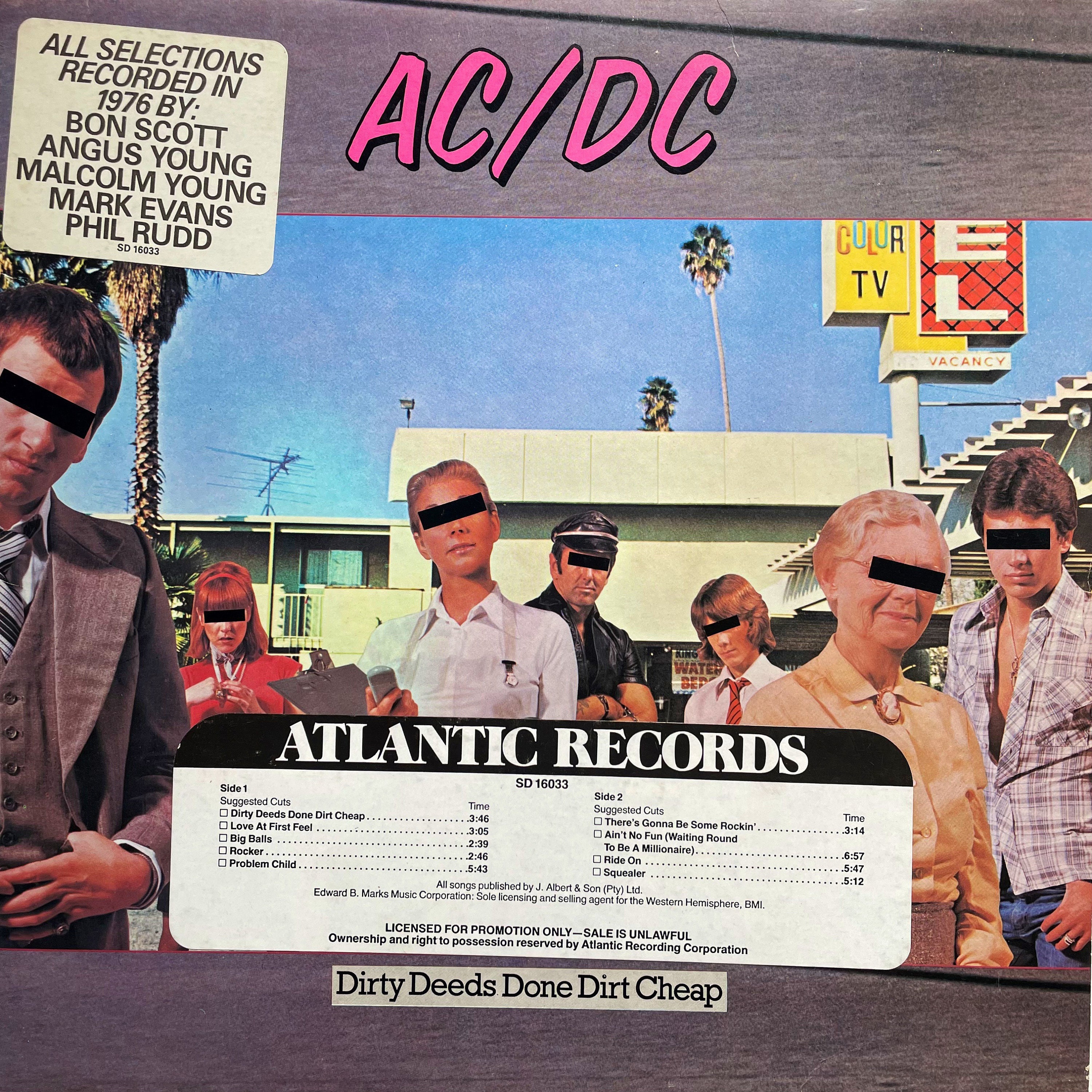 AC/DC – Dirty Deeds Done Dirt Cheap – Vinyl (LP, Album + 2