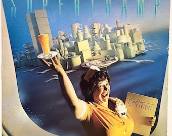 Rock LP: Breakfast In America by Supertramp, lyrics, A&MSP3708, 1979