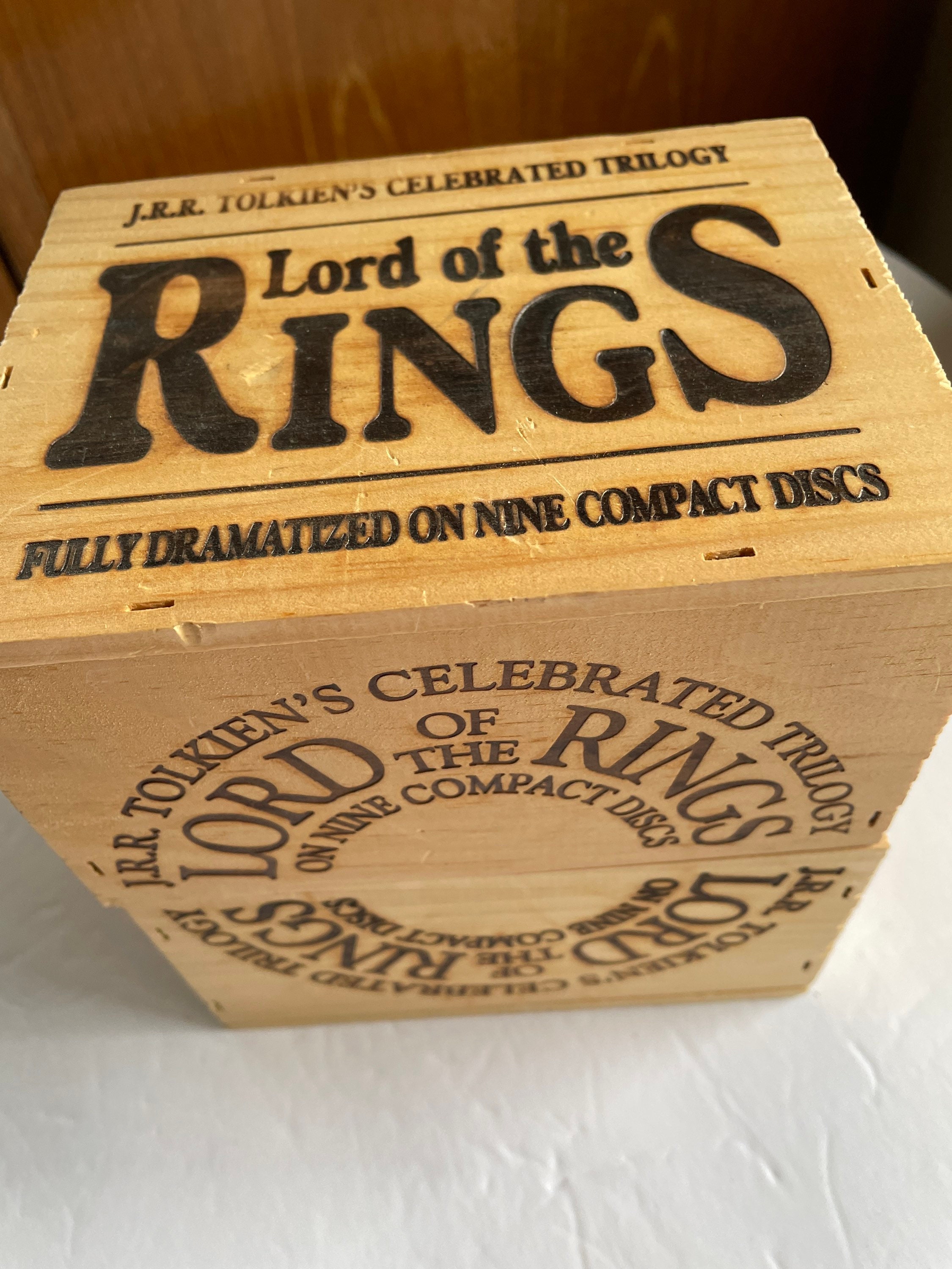 The Lord of the Rings CDボックスセット Lord Of The Rings 9 CD Set In Wooden Box | eBay