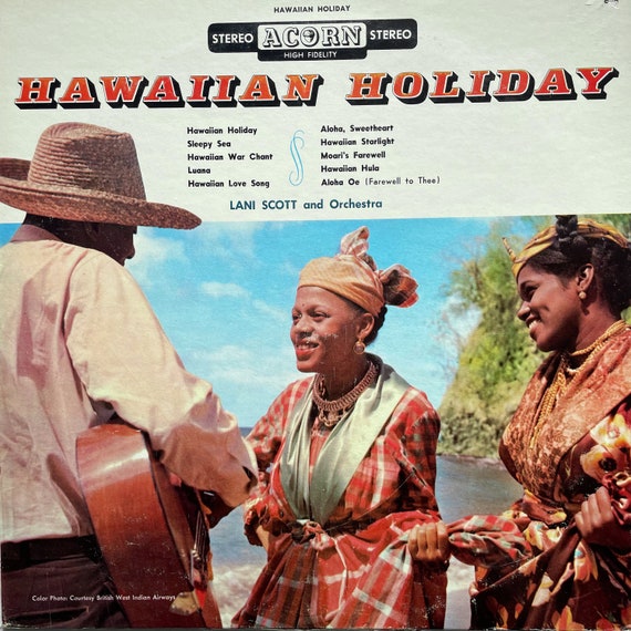 ☆ レア・希少 ☆ LP レコード　ハワイ　HOLIDAY IN HAWAII Vintage Hawaiian LP: Hawaiian Holiday by Lani Scott & Orchestra