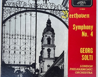 Vintage classical LP: Beethoven Symphony No. 4 by Georg Sulti, London Philharmonic, Richmond B19033, ca 1960