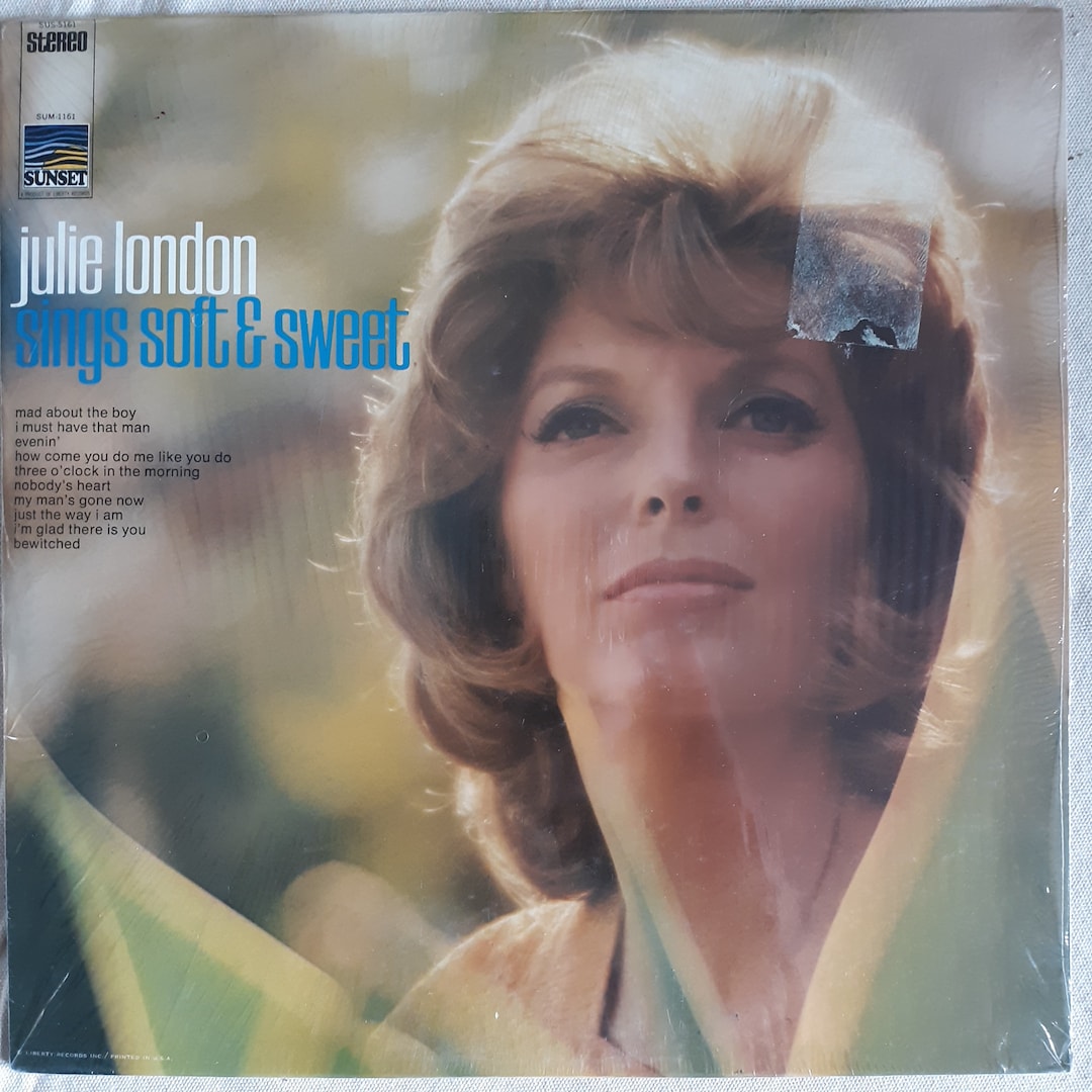Julie London ...at  USオリジナル盤LP 青盤 希少 Julie London – Feeling Good original red vinyl Japan LP with obi