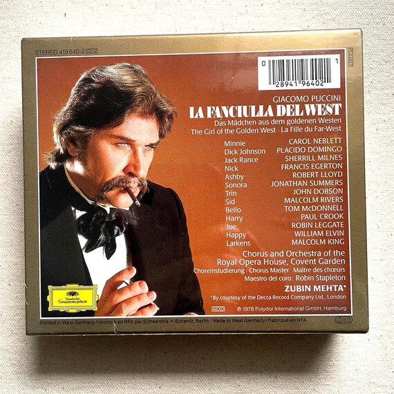 Puccini - La Fanciulla Del West With Zubin Mehta, Placido Domingo