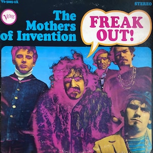 Vintage rock LP: Freak Out! by The Mothers of Invention, gatefold, 2xLP, Verve Records V6-5005-2x, 1966