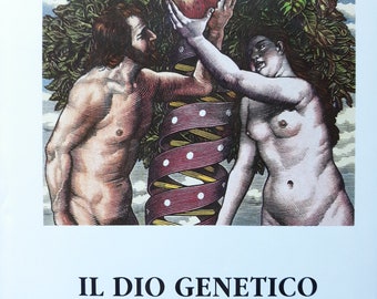 Vintage Italian book: Il Dio Genetico by Ernesto Di Mauro, 1991.